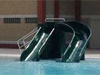 Double Flume Pool Slide Model 1800-81