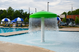 7' 6" Mushroom Spray Fountain Model 1800-17