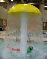 5' Mushroom Spray Fountain Model 1800-18