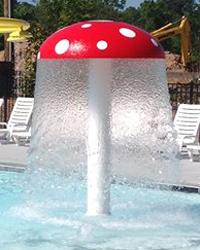 5' Mushroom Spray Fountain Model 1800-18-84
