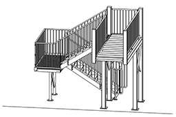 Jump Tower Model 4001 plan view