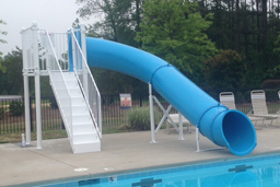 Single Polyethylene Flume Pool Slide Model 9106