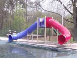 Double Flume Pool Slide Model 9305