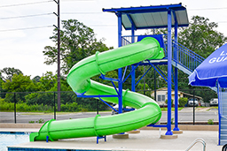 Closed Fiberglass Flume Water Slide Model 1616-32