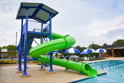 Closed Fiberglass Flume Water Slide Model 1616-32