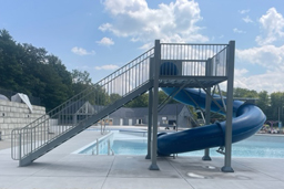 Closed Flume Fiberglass Water Slide Model 1625-32