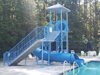 Closed Flume Fiberglass Water Slide Model 1628-32