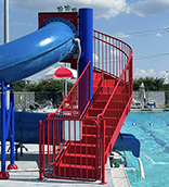 Closed Fiberglass Flume Water Slide Model 1663-32