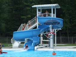 Fiberglass Water Slide Model 1822