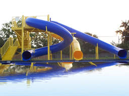 Triple Polyethylene Flume Water Slide Model 9429