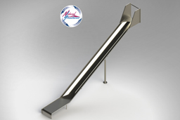 Stainless Steel Playground Slide Model SS-1P010 - surface mount
