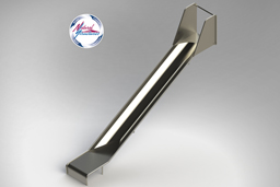 Stainless Steel Playground Slide Model SS-P107 - surface mount